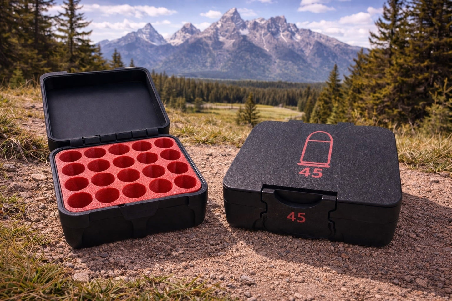 Flip Lid Ammo Box (45 ACP) Holds 20