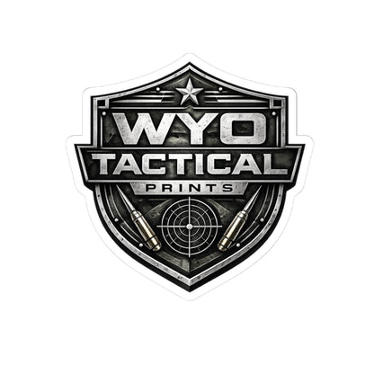 WYO Tactical Logo Sticker — Military Target Emblem Kiss-Cut Sticker