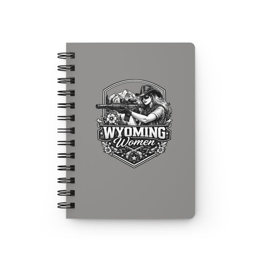 Wyoming Women Spiral Journal — Tactical Rifle Shooter Notebook