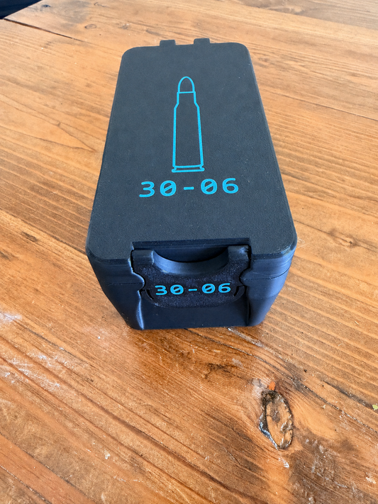 Flip Lid Ammo Box (30-06) Holds 50 rounds