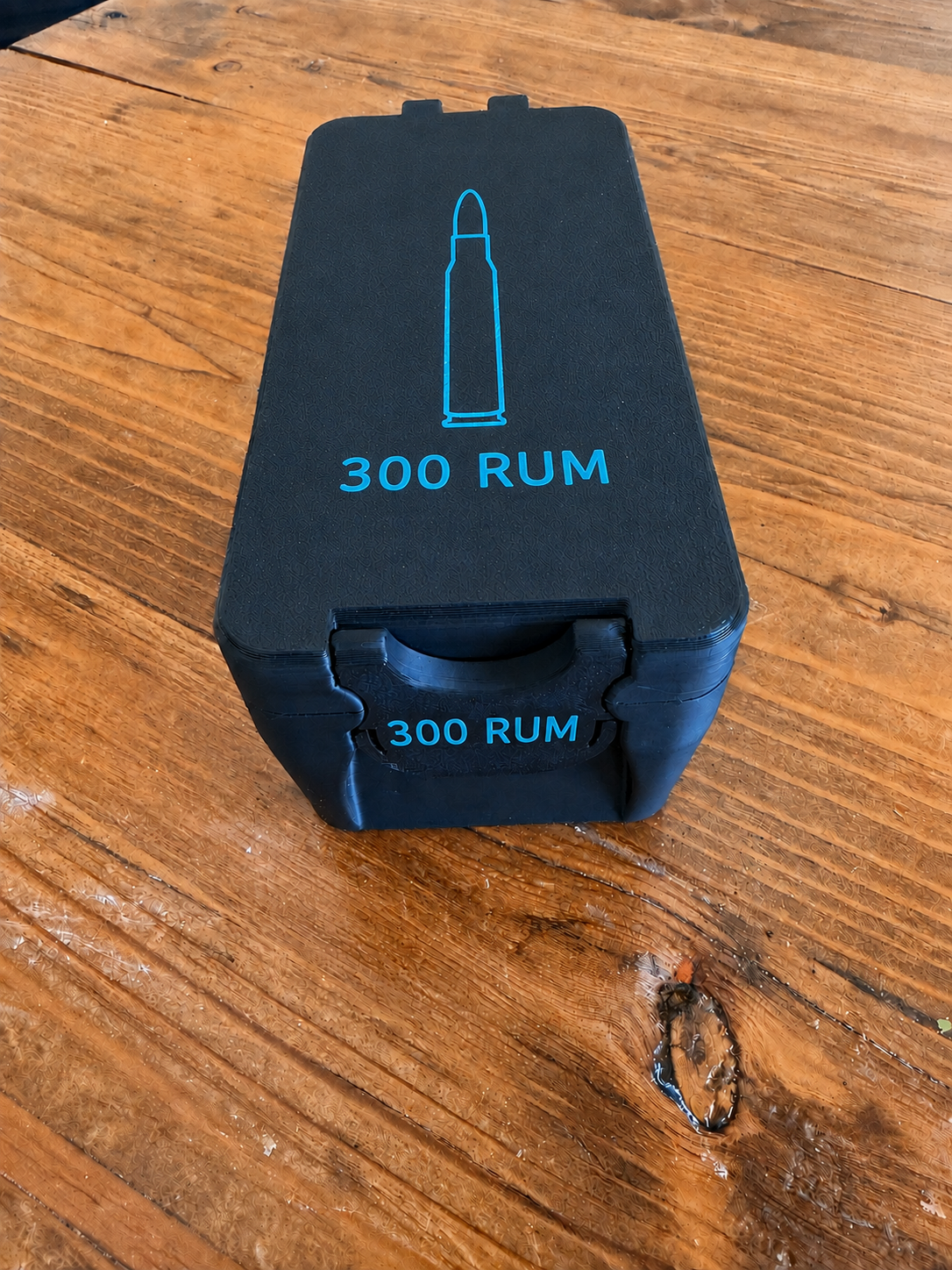 Flip Lid Ammo Box (300 RUM) Holds 36
