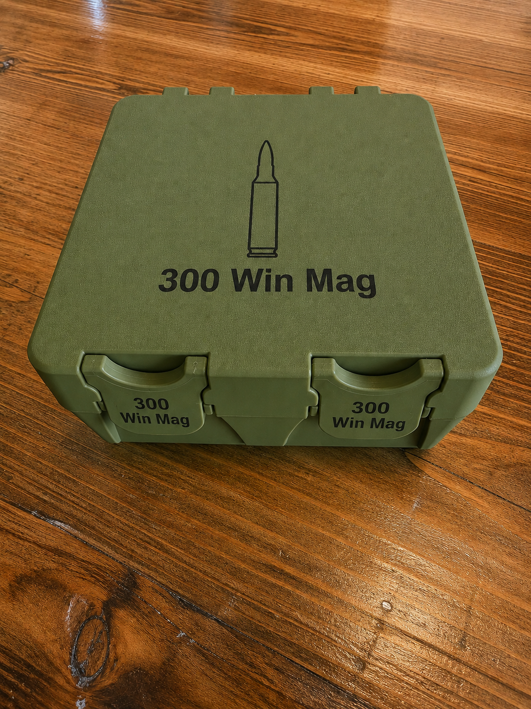 Flip Lid Ammo Box (300 Win Mag) Holds 100 Rounds