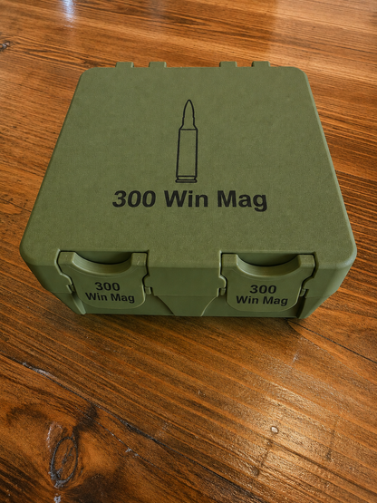 Flip Lid Ammo Box (300 Win Mag) Holds 100 Rounds