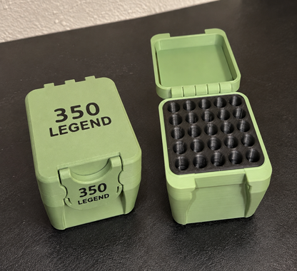 Flip Lid Ammo Box (350 Legend) MINI Holds 25