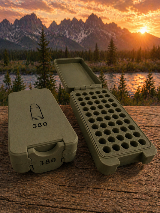 Flip Lid Ammo Box (.380 ACP) Holds 50