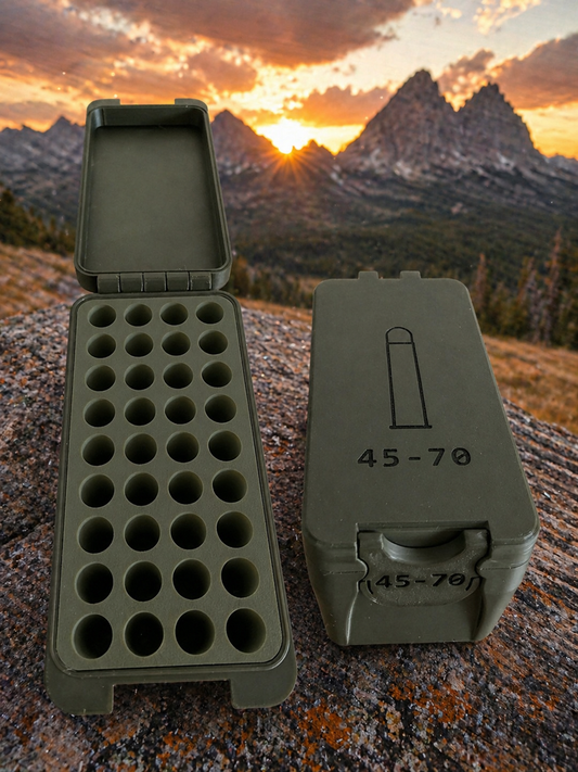 Flip Lid Ammo Box (45-70) Holds 36