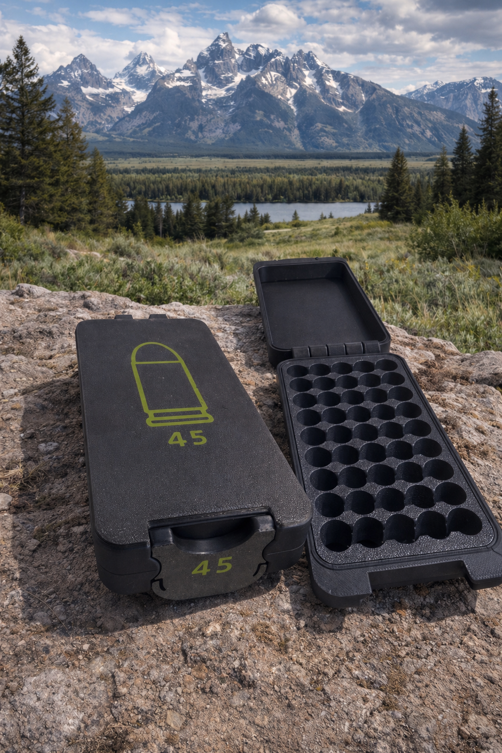 Flip Lid Ammo Box (45 ACP) Holds 50