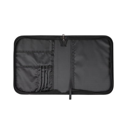 Iron Sharpens Iron Bible Cover — Proverbs 27:17 Zippered Leatherette Bible Case