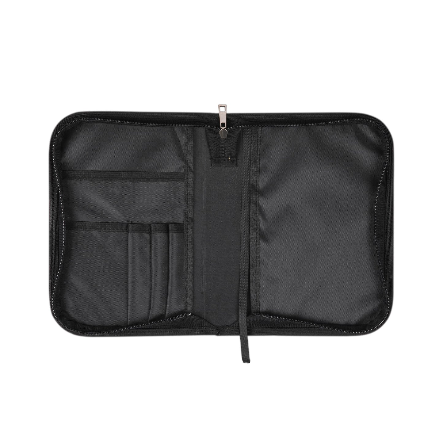 Iron Sharpens Iron Bible Cover — Proverbs 27:17 Zippered Leatherette Bible Case