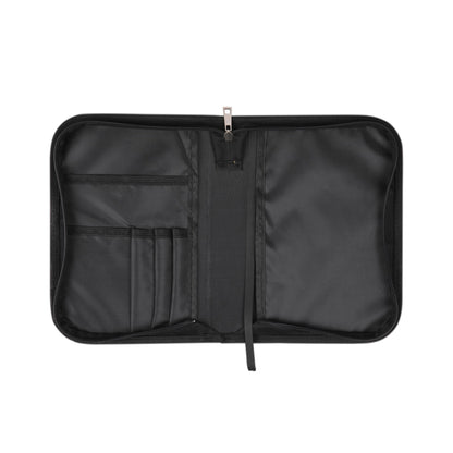 Iron Sharpens Iron Bible Cover — Proverbs 27:17 Zippered Leatherette Bible Case
