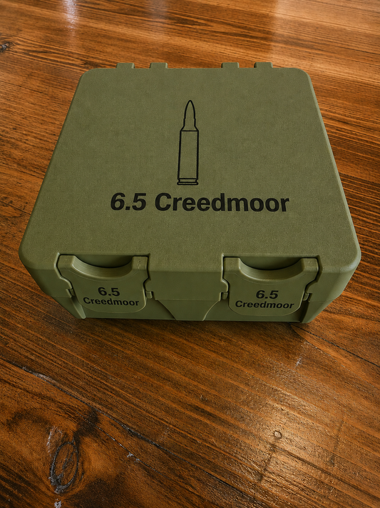 Flip Lid Ammo Box (6.5 Creedmoor) Holds 100 Rounds