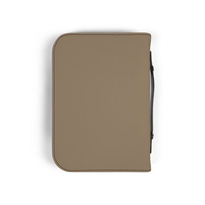 Iron Sharpens Iron Bible Cover — Proverbs 27:17 Zippered Leatherette Bible Case