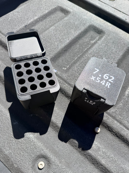 Flip Lid Ammo Box (7.62X54R) Holds 16