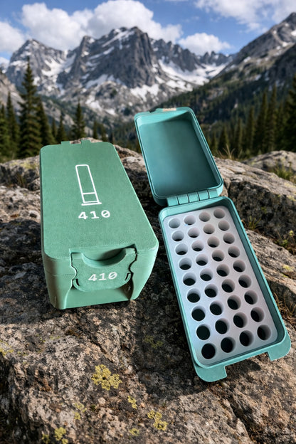 Flip Lid Ammo Box (410 Shotgun) Holds 50