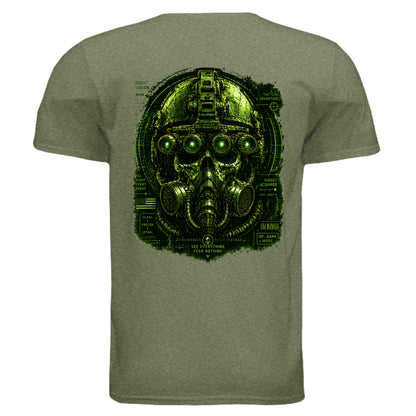 HEATHER MILITARY GREEN - G640 - BACK