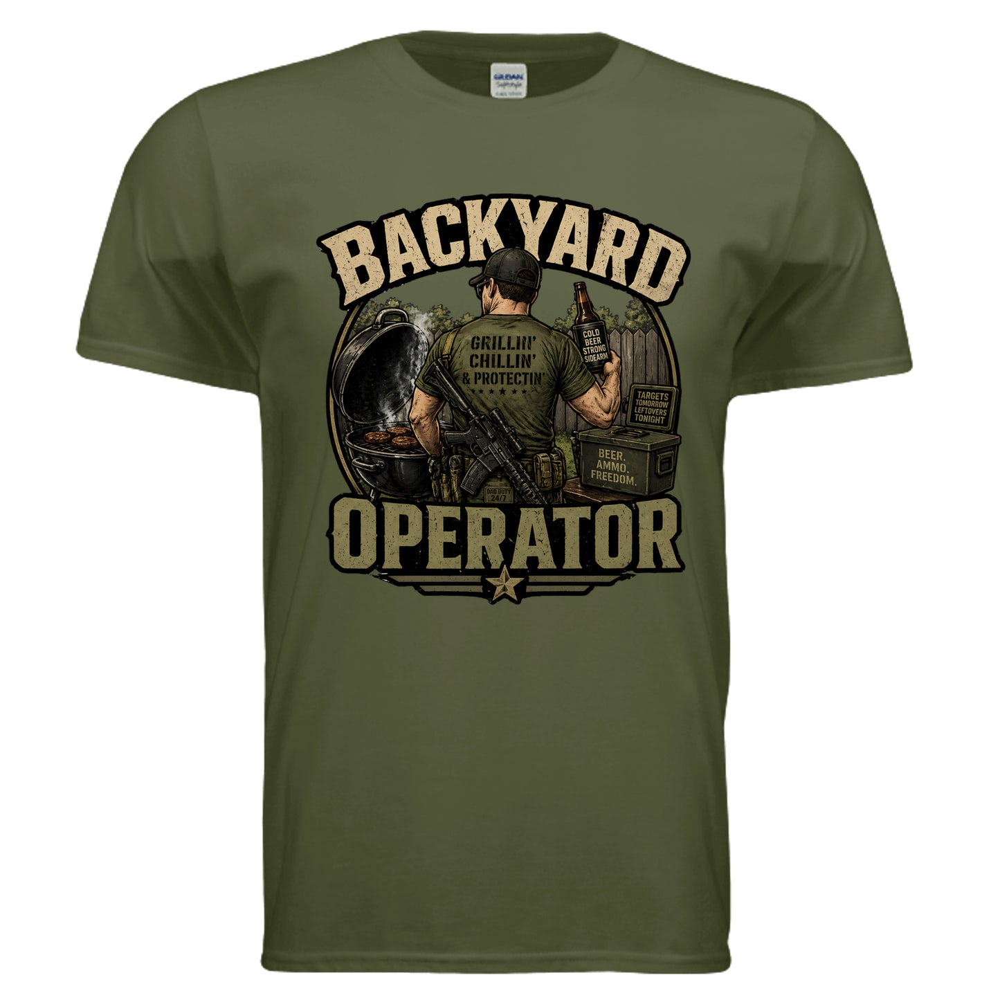 MILITARY GREEN - G640 - FRONT
