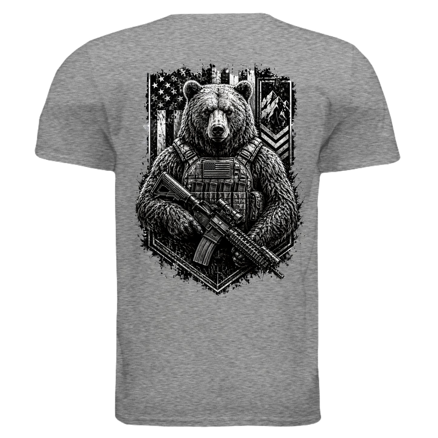 GRAPHITE HEATHER - G640 - BACK