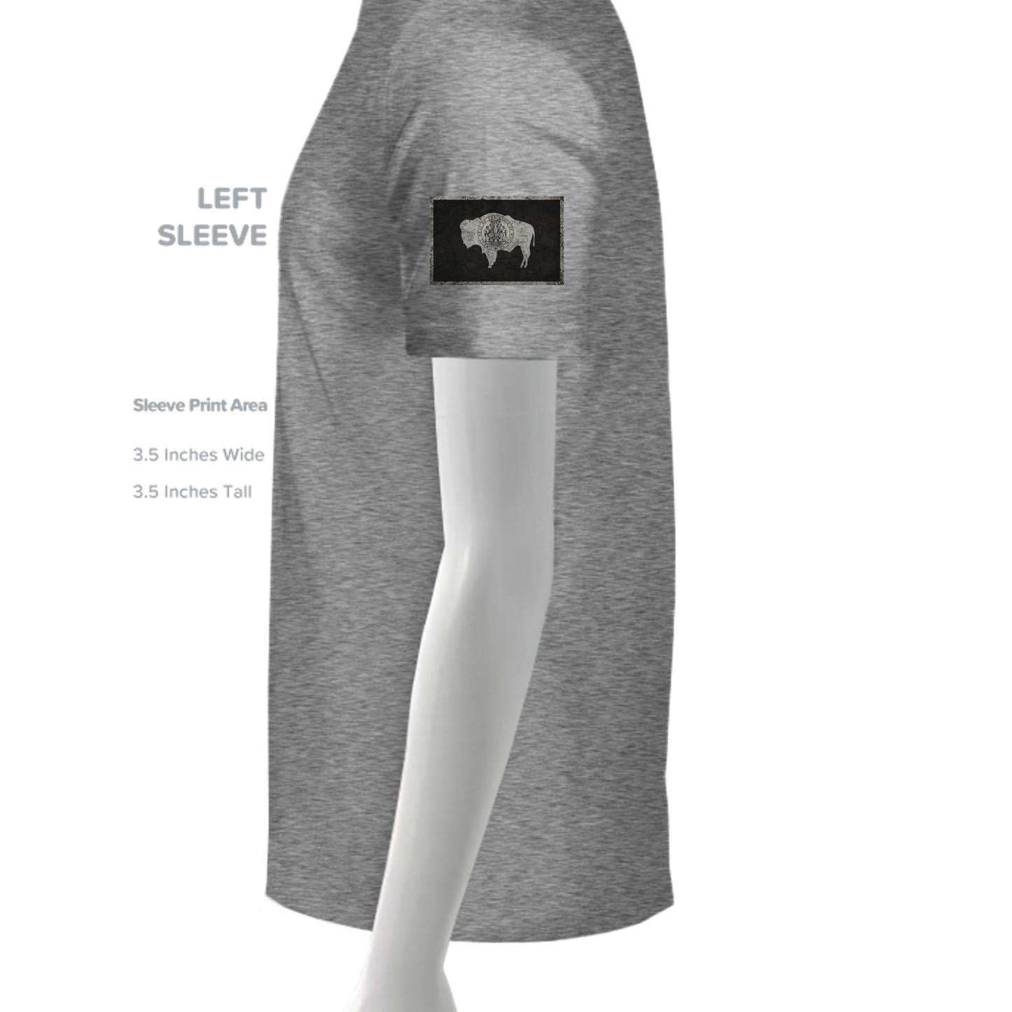 GRAPHITE HEATHER - G640 - SLEEVE_LEFT